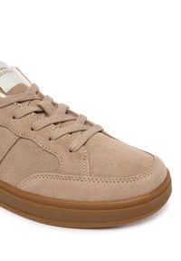 TOMMY HILFIGER - Tommy Hilfiger Sneakersy Th Heritage Court Sneaker Suede FW0FW09266 Beżowy. Kolor: beżowy. Materiał: zamsz, skóra #3