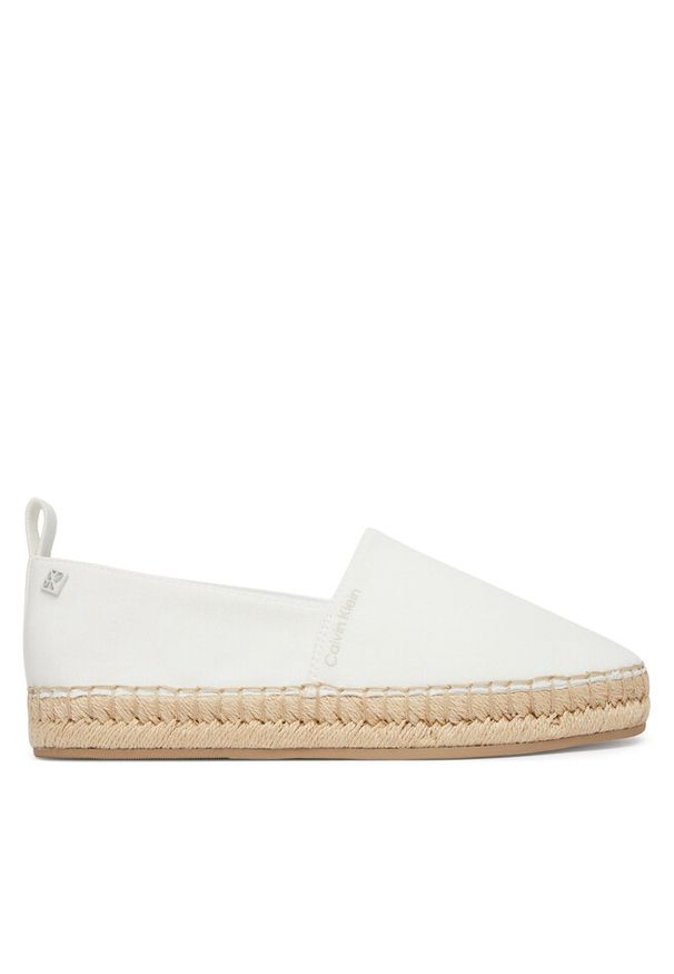 Espadryle Calvin Klein. Kolor: biały