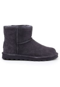 Bearpaw - Buty BearPaw Alyssa Charcoal W 2130W-030 szare. Kolor: szary. Materiał: skóra, zamsz, futro