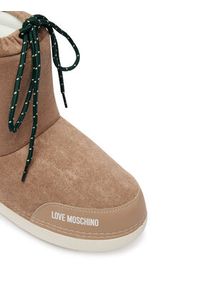 Love Moschino - LOVE MOSCHINO Śniegowce JA24112G1PISF105 Brązowy. Kolor: brązowy. Materiał: skóra, zamsz #5