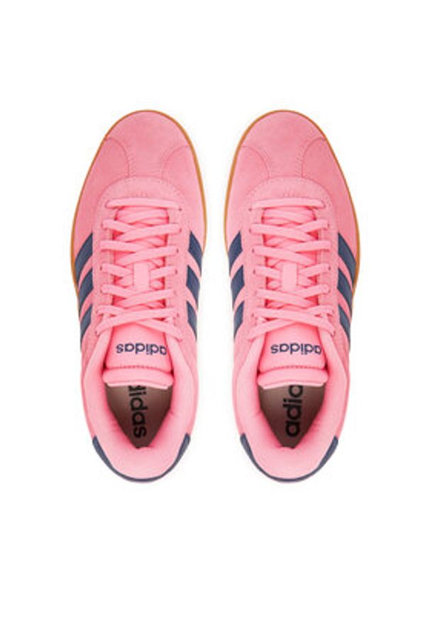 Adidas - adidas Sneakersy VL Court Bold Shoes JI1789 Różowy. Kolor: różowy. Materiał: zamsz, skóra
