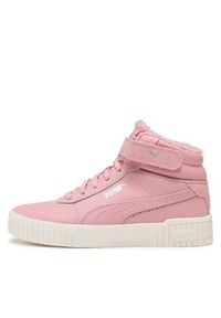 Puma Sneakersy Carina 2.0 Mid WTR Jr 387380 03 Różowy. Kolor: różowy. Materiał: skóra