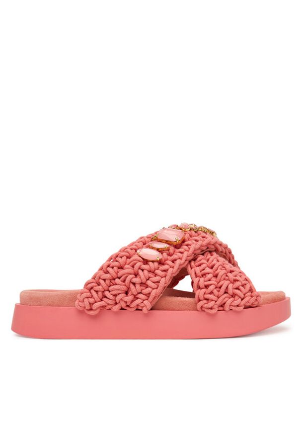 Inuikii Klapki Woven Stones 1004.003.0073 Różowy ciemny. Kolor: różowy. Materiał: materiał