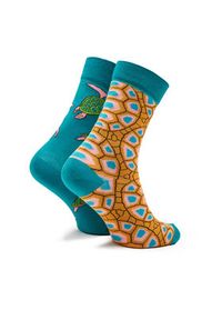 Funny Socks Skarpety wysokie unisex Turtle SM1/21 Niebieski. Kolor: niebieski. Materiał: materiał, bawełna #2
