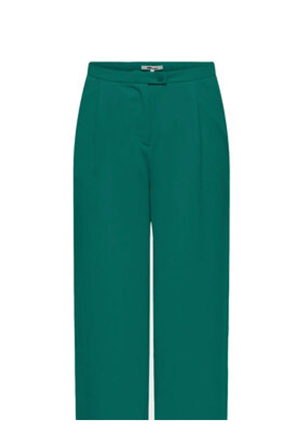 only - ONLY Spodnie materiałowe Leila 15338347 Zielony Wide Leg. Kolor: zielony. Materiał: syntetyk