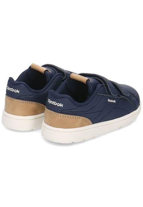 Buty do chodzenia niemowlęce Reebok Royal Complete Clea. Zapięcie: rzepy. Kolor: niebieski. Materiał: syntetyk, materiał. Szerokość cholewki: normalna. Model: Reebok Royal. Sport: turystyka piesza