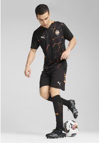 Puma - Męska koszulka wyjazdowa FC Shakhtar Donetsk 24/25 PUMA Black Rickie Orange. Kolor: żółty, wielokolorowy, pomarańczowy, czarny