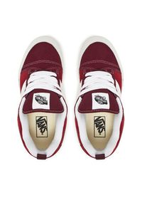 Vans Tenisówki Knu Skool VN000D22BRD1 Bordowy. Kolor: czerwony. Materiał: zamsz, skóra #4