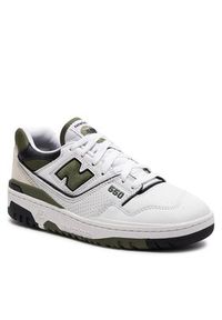 New Balance Sneakersy BB550DOB Biały. Kolor: biały. Materiał: skóra #4