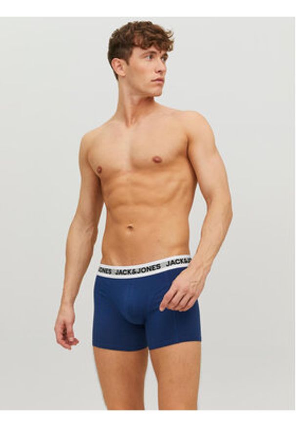 Jack & Jones Komplet 3 par bokserek Azores 12228458 Kolorowy. Materiał: bawełna. Wzór: kolorowy