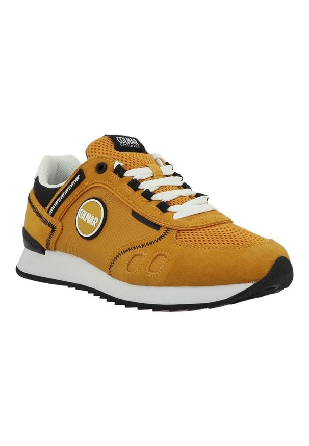Buty do chodzenia męskie Colmar Travis Sport Bold 2024. Kolor: żółty. Materiał: skóra, syntetyk, materiał. Szerokość cholewki: normalna. Sport: turystyka piesza