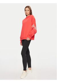 Adidas - adidas Bluza Neuclassics JI8521 Czerwony Oversize. Kolor: czerwony. Materiał: syntetyk, bawełna #4