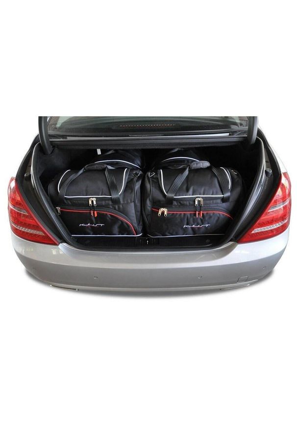 KJUST - Torby Do Bagażnika Mercedes-Benz S 2005-2013 4Szt Kjust. Kolor: czarny. Styl: sportowy