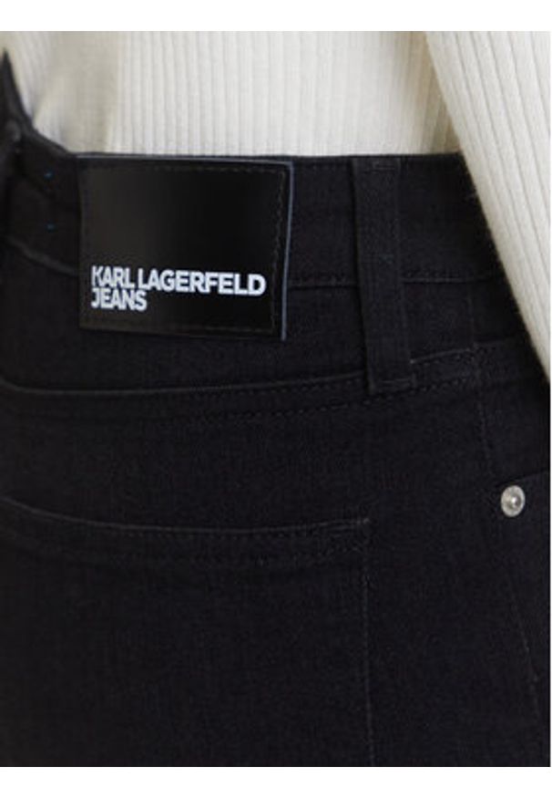 Karl Lagerfeld Jeans Jeansy A3W10002 Czarny Skinny Fit. Kolor: czarny