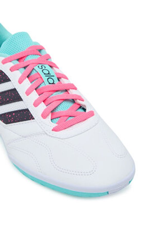 Adidas - adidas Buty do piłki nożnej Super Sala Competition 3 JR5397 Biały. Kolor: biały. Materiał: materiał