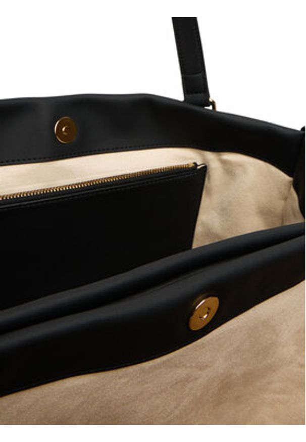 Love Moschino - LOVE MOSCHINO Torebka JC4020PP1NKD0000 Czarny. Kolor: czarny. Materiał: skórzane