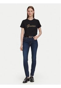 Guess Jeansy W6YA34 D1593 Granatowy Shaping Fit. Kolor: niebieski #3