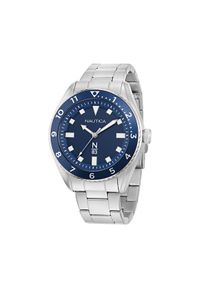 Nautica Zegarek Finn World NAPFWF407 Srebrny. Kolor: srebrny