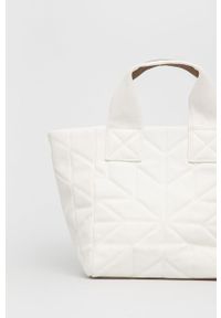 Desigual torebka 22SAXA37 kolor biały. Kolor: biały. Rodzaj torebki: na ramię #4