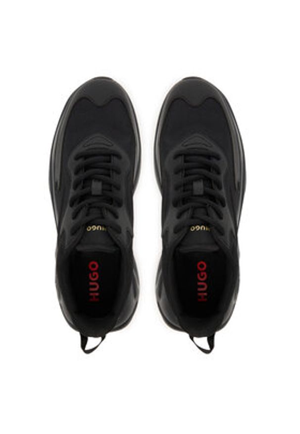 Hugo - HUGO Sneakersy Leon 50536960 Czarny. Kolor: czarny. Materiał: materiał