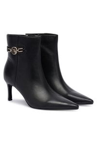 Guess Botki FLFPAI LEA10 Czarny. Kolor: czarny. Materiał: skóra #3