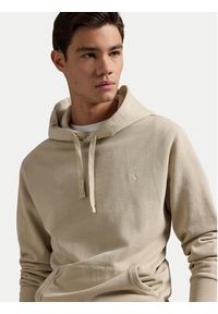 Polo Ralph Lauren Bluza 710916690029 Beżowy Regular Fit. Typ kołnierza: polo. Kolor: beżowy. Materiał: bawełna #4