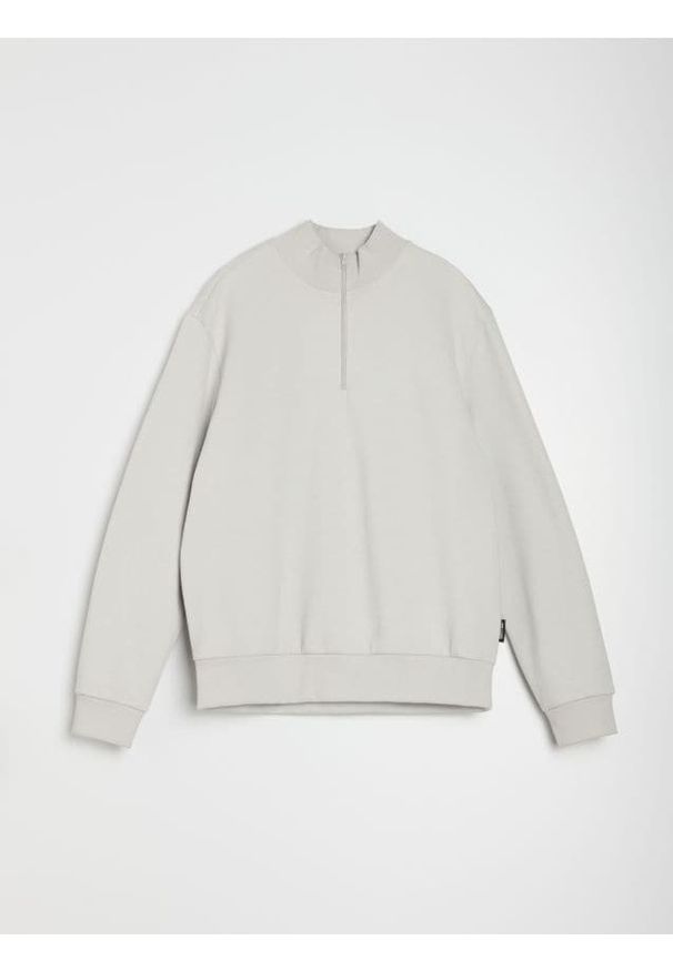 Sinsay - Bluza basic - kremowy. Kolor: kremowy