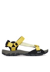 Jack Wolfskin Sandały Ridge A65589 Żółty. Kolor: żółty. Materiał: materiał #1