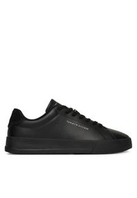 TOMMY HILFIGER - Tommy Hilfiger Sneakersy FM0FM05367 Czarny. Kolor: czarny. Materiał: skóra