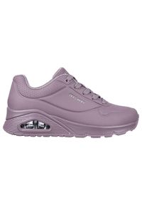 skechers - Buty do chodzenia damskie Skechers Unostand ON Air. Zapięcie: sznurówki. Kolor: szary, wielokolorowy, fioletowy. Materiał: materiał, syntetyk, tkanina, guma. Szerokość cholewki: normalna. Model: Skechers Sport. Sport: turystyka piesza #2