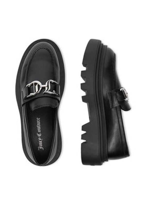Juicy Couture Loafersy CEO-HY63020S-6 Czarny. Kolor: czarny. Materiał: materiał, syntetyk