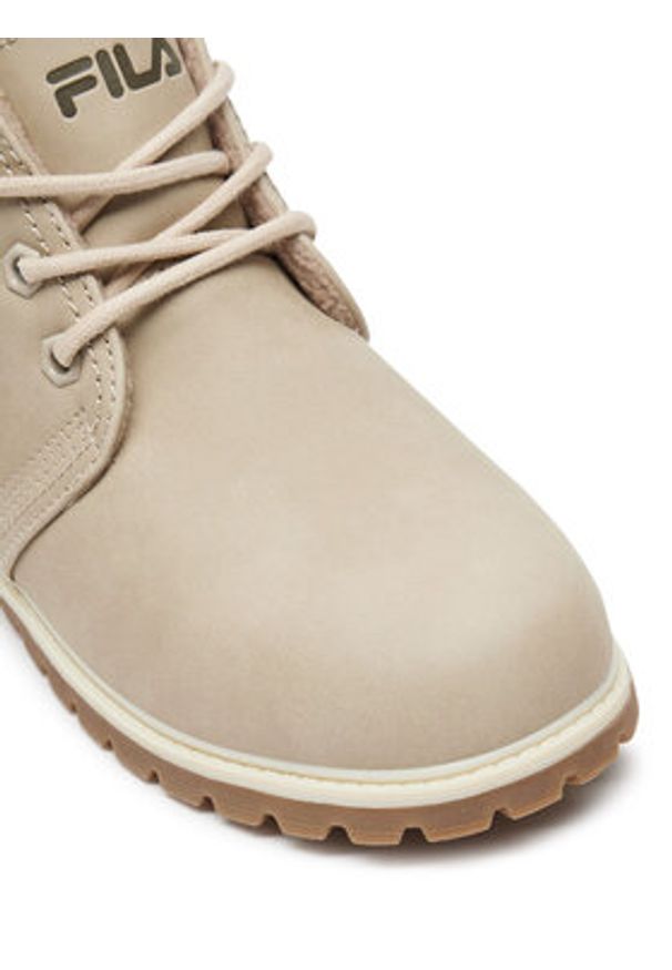 Fila Trapery FFW0466 Szary. Kolor: szary. Materiał: skóra