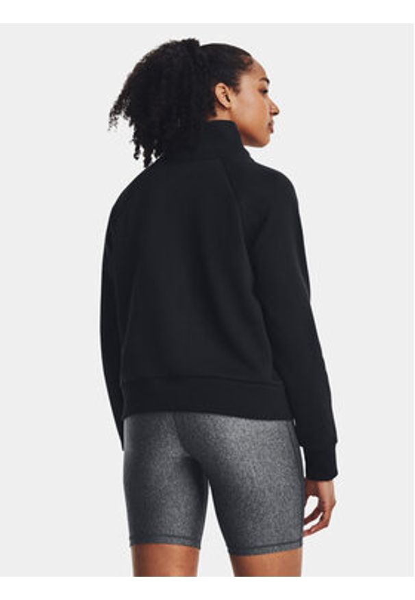 Under Armour Bluza Ua Rival Fleece Hz 1379492-001 Czarny Loose Fit. Kolor: czarny. Materiał: bawełna