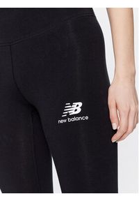 New Balance Legginsy WP31509 Czarny Fitted Fit. Kolor: czarny. Materiał: bawełna