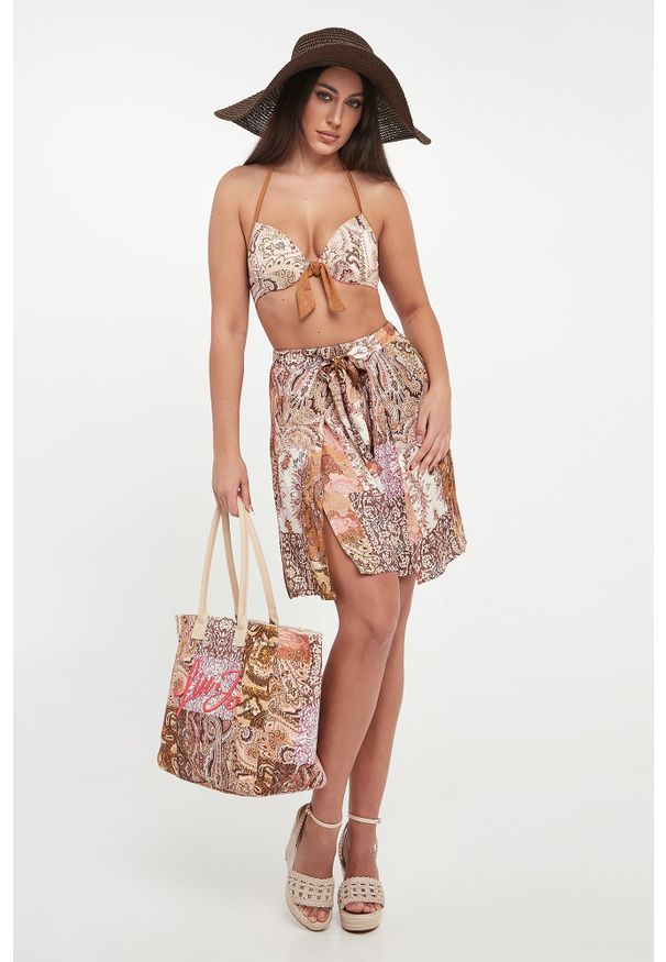Liu Jo - Spódnico-szorty damskie ze wzorem paisley LIU JO. Wzór: paisley