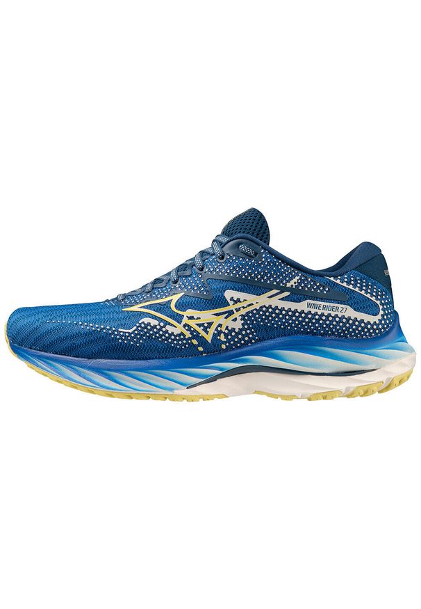 Buty do biegania Mizuno Wave Rider 27 Amst. Kolor: niebieski. Model: Mizuno Wave. Sport: bieganie