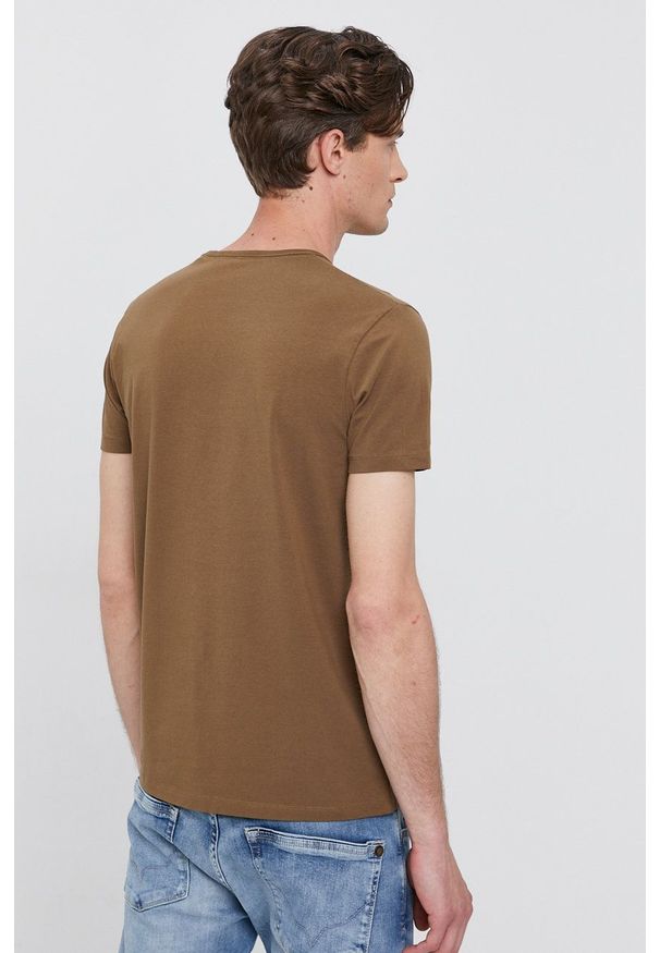 Pepe Jeans - T-shirt ORIGINAL BASIC. Okazja: na co dzień. Kolor: zielony. Materiał: dzianina. Wzór: gładki. Styl: casual