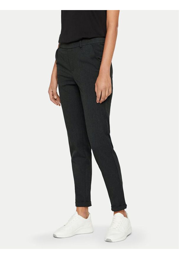 Vero Moda Chinosy Maya 10225280 Szary Regular Fit. Kolor: szary. Materiał: wiskoza, syntetyk