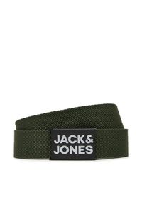 Pasek Dziecięcy Jack&Jones Junior. Kolor: zielony