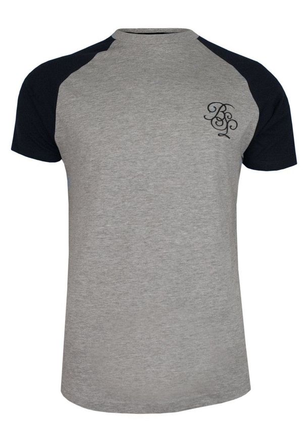 Szaro-Czarny Bawełniany T-Shirt Męski -Brave Soul- Koszulka, Krótki Rękaw, Logo. Okazja: na co dzień. Kolor: wielokolorowy, czarny, szary. Materiał: bawełna, wiskoza. Długość rękawa: krótki rękaw. Długość: krótkie. Wzór: napisy, nadruk. Sezon: lato, wiosna. Styl: casual
