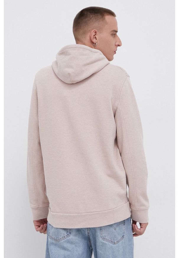 Levi's® - Levi's Bluza bawełniana męska kolor różowy z kapturem wzorzysta. Okazja: na spotkanie biznesowe. Typ kołnierza: kaptur. Kolor: różowy. Materiał: bawełna. Styl: biznesowy