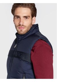 TOMMY HILFIGER - Tommy Hilfiger Kamizelka High Loft MW0MW27680 Granatowy Regular Fit. Kolor: niebieski. Materiał: syntetyk #4