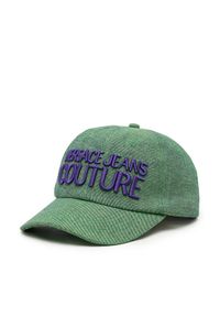 Versace Jeans Couture Czapka z daszkiem 74YAZK28 Zielony. Kolor: zielony. Materiał: materiał #1