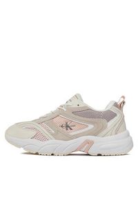 Calvin Klein Jeans Sneakersy Retro Tennis Su-Mesh Wn YW0YW00891 Beżowy. Kolor: beżowy. Materiał: mesh