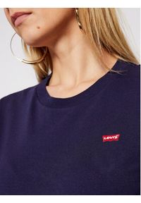 Levi's® T-Shirt The Perfect 39185-0129 Granatowy Regular Fit. Kolor: niebieski. Materiał: bawełna