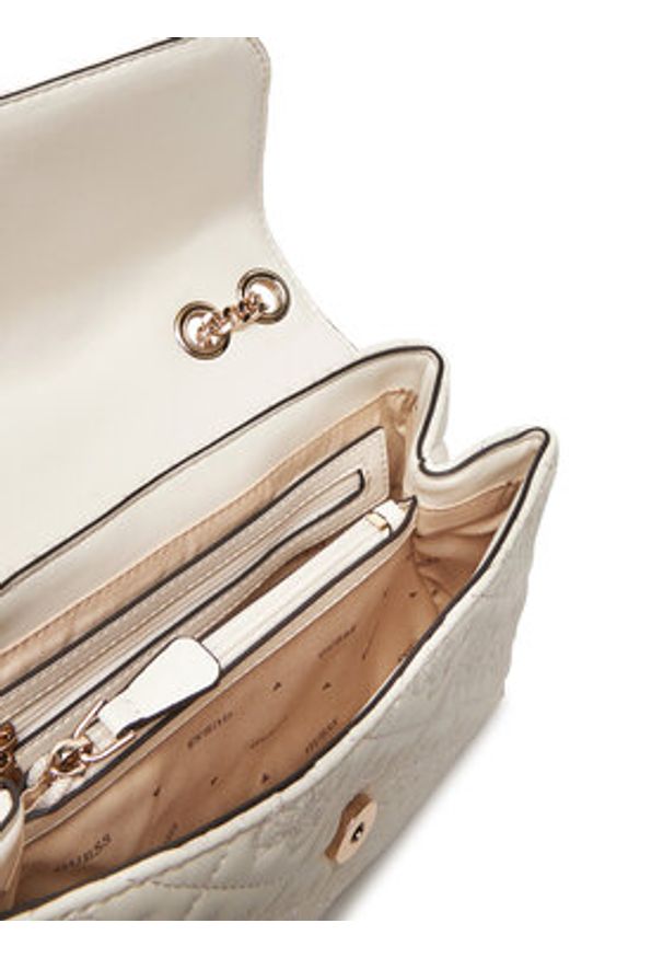 Guess Torebka 175733 Biały. Kolor: biały. Materiał: skórzane
