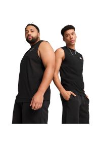 Podkoszulek Puma Ess No. 1 Logo Sleeveless Tee, Mężczyźni. Kolor: czarny. Materiał: bawełna, materiał