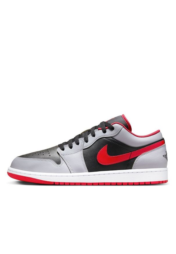Sneakersy męskie Nike Air Jordan 1 Low. Kolor: szary. Model: Nike Air Jordan