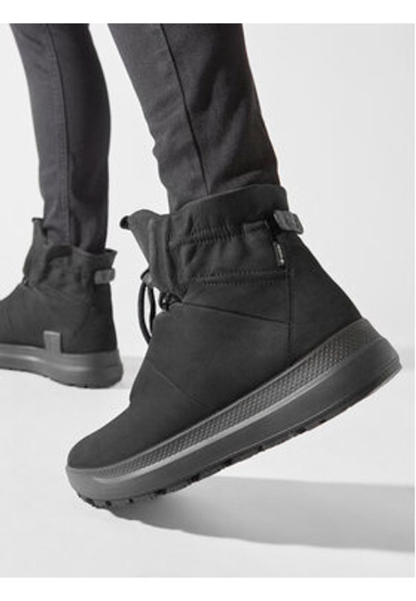 ecco - ECCO Trzewiki Solice 42011301001 Czarny. Kolor: czarny. Materiał: skóra, nubuk