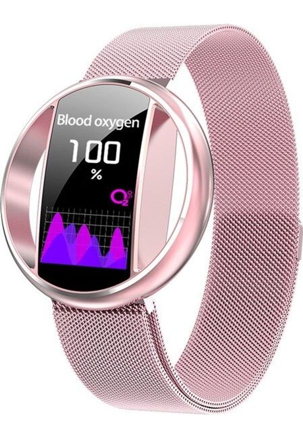 Smartwatch Roneberg RE99 Różowy. Rodzaj zegarka: smartwatch. Kolor: różowy